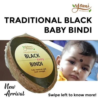 TRADITIONAL BLACK BABY BINDI