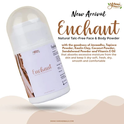  ENCHANT - NATURAL TALC-FREE FACE & BODY POWDER