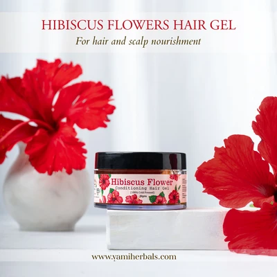 HIBISCUS FLOWERS  CONDITIONING HAIR GEL