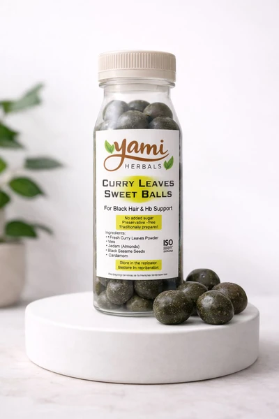 Curry Leaves Sweet Balls